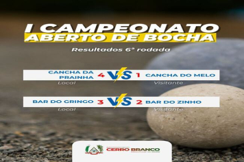 ABERTO DE BOCHA