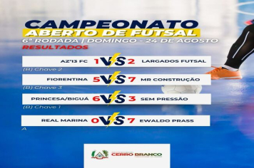 ABERTO DE FUTSAL