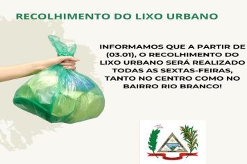 RECOLHIMENTO DO LIXO URBANO