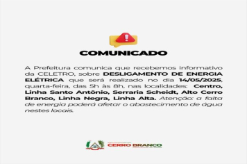 DESLIGAMENTO DE ENERGIA