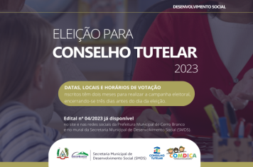 Conselho Tutelar: candidatos têm dois meses para realizar campanha eleitoral