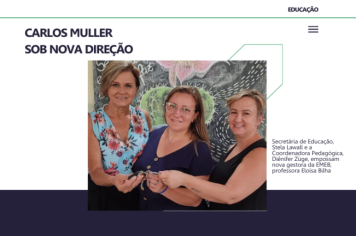 Eloísa Bilha assume diretoria da EMEB Carlos Muller