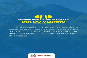 FESTA DO VIZINHO