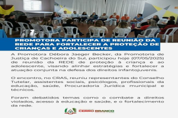 PROMOTORA PARTICIPA DE REUNIÃO