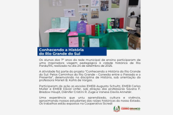 PROJETO: CONHECENDO A HISTÓRIA DO RIO GRANDE DO SUL