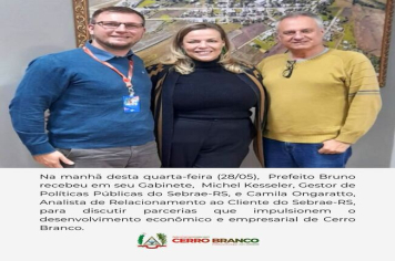 VISITA DO SEBRAE-RS