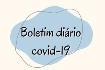 Boletim diário Covid-19 