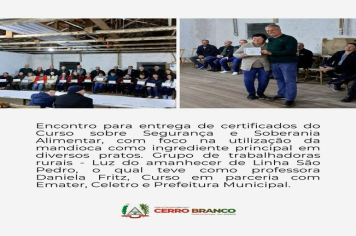 ENTREGA DE CERTIFICADOS