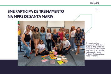 SME participa de treinamento na MPRS de Santa Maria