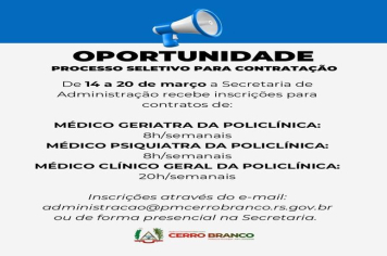 OPORTUNIDADE!