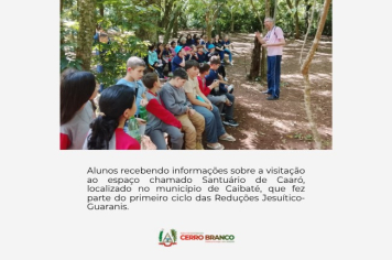 PROJETO CONHECENDO AS MISSÕES JESUÍTICAS: SANTUÁRIO DE CAARÓ