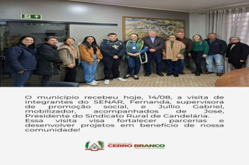 VISITA DO SENAR RS