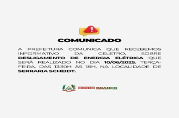 DESLIGAMENTO DE ENERGIA