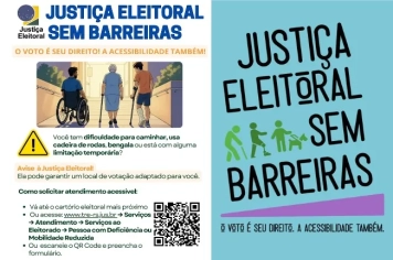 JUSTIÇA ELEITORAL LANÇA CAMPANHA 