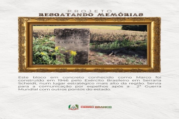 PROJETO RESGATANDO MEMÓRIAS