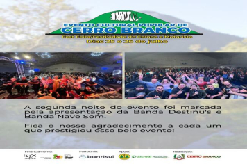 SEGUNDA NOITE DO EVENTO