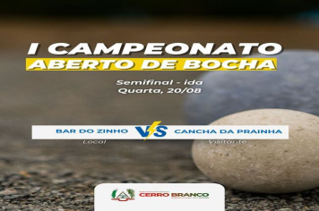 ABERTO DE BOCHA