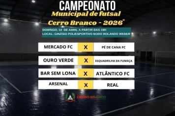 Municipal de Futsal - 4ª Rodada