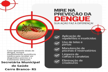 PREVENÇÃO DA DENGUE