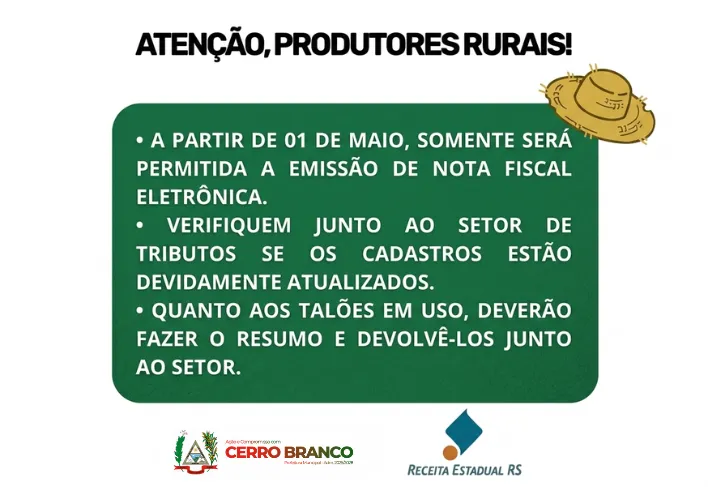 Setor de Tributos orienta produtores rurais sobre a obrigatoriedade da Nota Fiscal Eletrônica