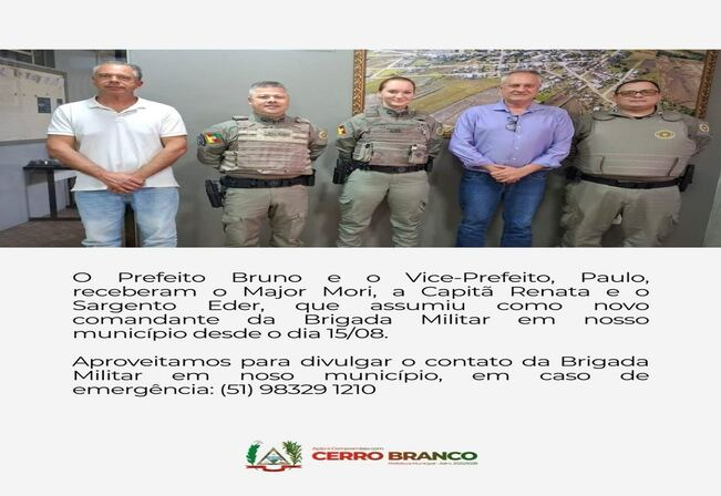 NOVO COMANDANTE