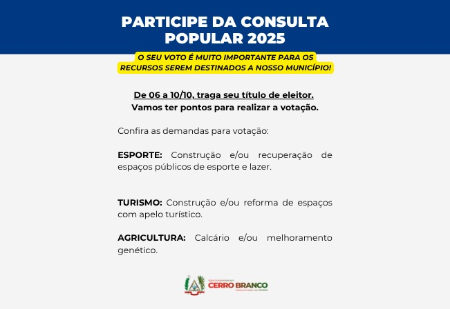 CONSULTA POPULAR 2025