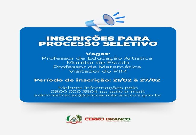 PROCESSOS SELETIVOS