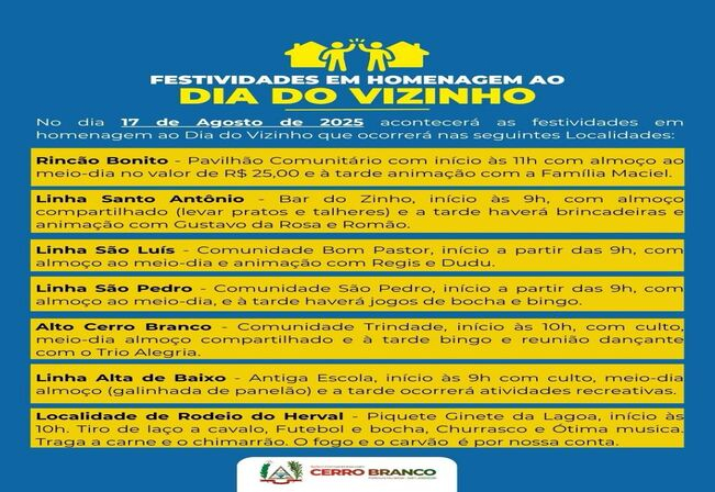 DIA DO VIZINHO