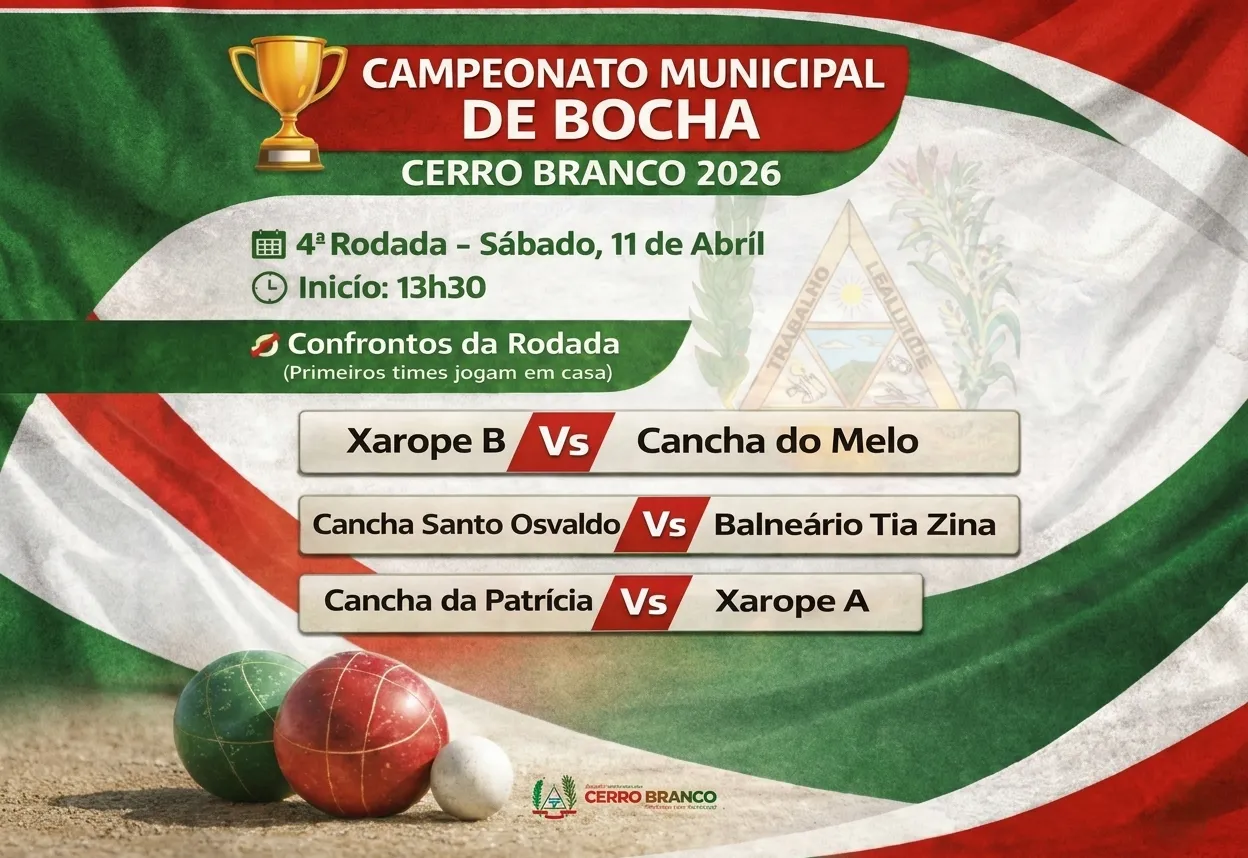Municipal de Bocha - 4ª Rodada