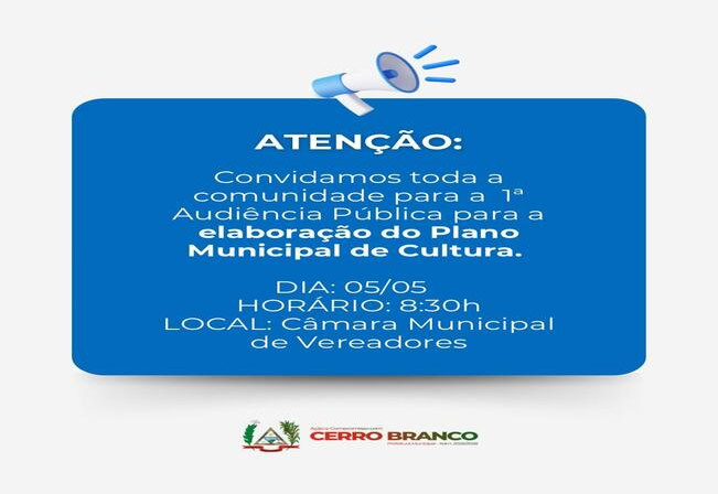 PLANO MUNICIPAL DE CULTURA