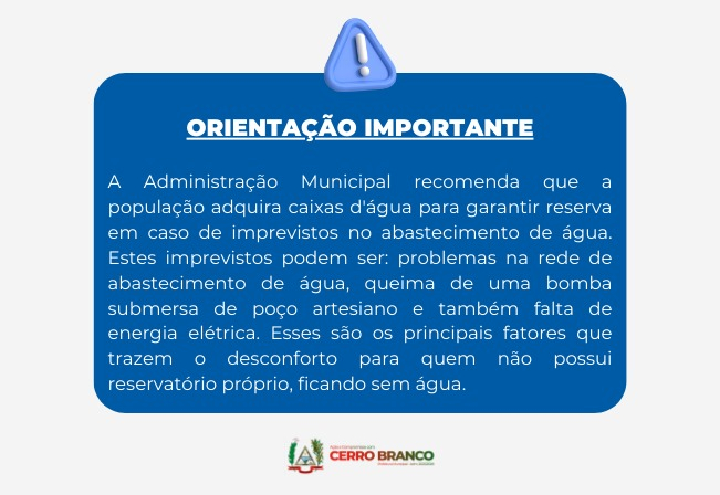 ABASTECIMENTO DE ÁGUA 