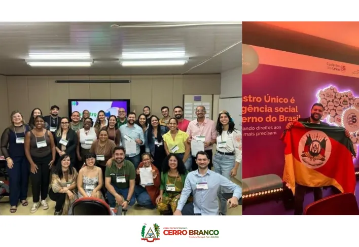 Servidor de Cerro Branco representa o município em capacitação nacional em Brasília