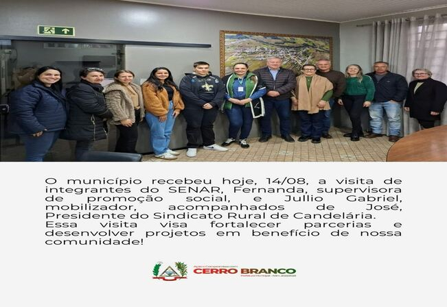 VISITA DO SENAR RS