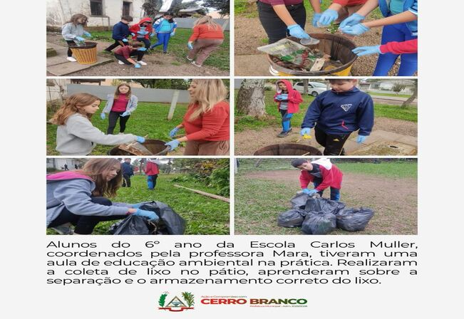 6º ANO DA EMEB CARLOS MÜLLER