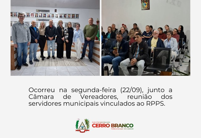 REUNIÃO DE SERVIDORES VINCULADOS AO RPPS