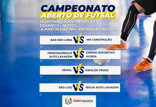 ABERTO DE FUTSAL
